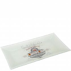 Πιάτο γυάλινο ορθογώνιο 36x 17cm